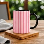 Black and Pink Stripe