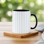 Black and Light Blue Stripe