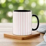 Black and Light Pink Stripe