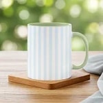 Light Green and Light Blue Stripe