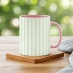 Light Pink and Light Green Stripe