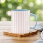 Light Blue and Light Pink Stripe