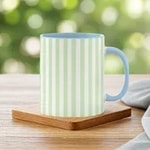 Light Blue and Light Green Stripe