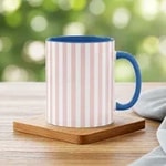 Light Blue and Light Pink Stripe