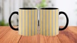 Black and Gray Yellow Stripe