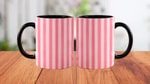 Black and Pink Stripe