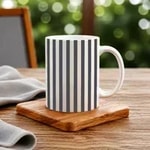 White and Gray Stripe