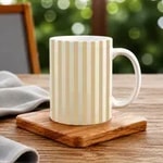 White and Beige Stripe