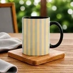 Black-Gray and Yellow Stripe