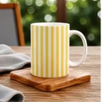 White and Yellow Stripe