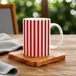 White and Red Stripe