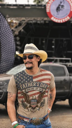 Fathers Day Hero Dad T-Shirt
