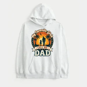 Best Girl Dad Ever Vintage Graphic T-Shirt