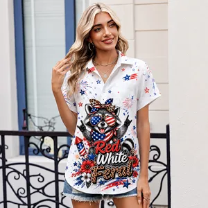 Cute Raccoon USA Hawaiian Shirt For Fourth Of July
