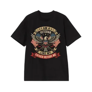 Veteran Eagle Flag Graphic T-Shirt