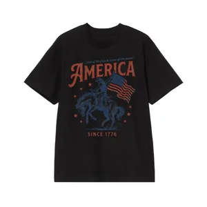 Patriotic USA Rodeo Graphic T-Shirt