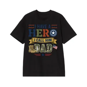 I Have A Hero I Call Him Dad Veteran Dad T-Shirt