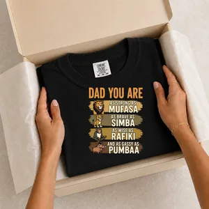Dad Hero Strength Wisdom Humor Graphic T-Shirt
