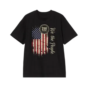 250 Years We The People American Flag Patriotic 250th Anniversary T-Shirt