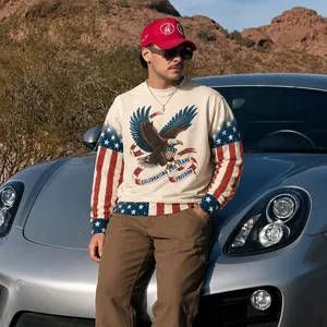 Celebrating 250 Years Freedom Eagle Patriotic Sweatshirt