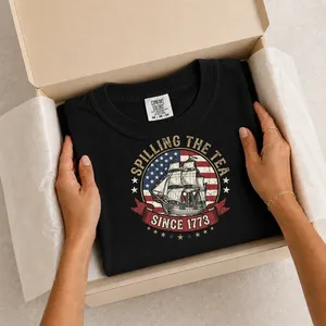 Spilling The Tea Since 1773 USA Heritage T-Shirt