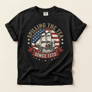Spilling The Tea Since 1773 USA Heritage T-Shirt