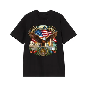 USA 250th Anniversary Patriotic Eagle T-Shirt