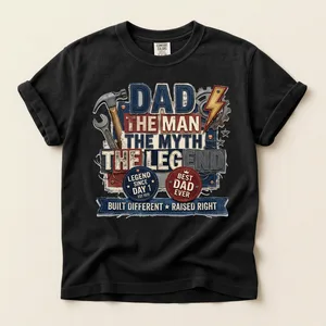 Legendary Dad Fathers Day Graphic T-Shirt