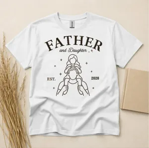 Father Daughter Bond Graphic T-Shirt