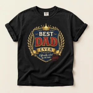 Best Dad Ever King Of The Family T-Shirt