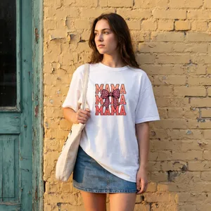 Mama Leopard Bow T-Shirt