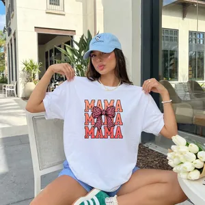 Mama Leopard Bow T-Shirt