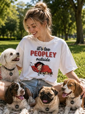 Personalized Dog Owner Custom Dog Family Graphic T-Shirt