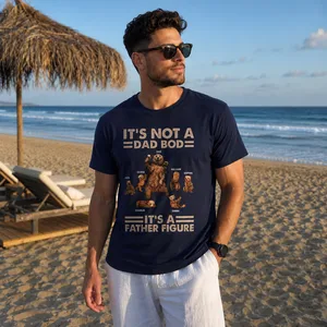 Personalized It's Not A Dad Bod It's A Father Figure Shirt, Custom Kids Names Bear Family T-Shirt, Father's Day Gift