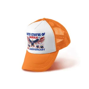United States of America 250th Anniversary Trucker Hat – Patriotic Eagle USA Cap, America 1776–2026 Celebration Gift, Independence Day Hat