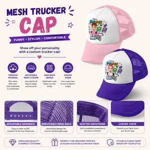 Personalized Game Over Back To School Mesh Trucker Cap – Custom Name Snapback Hat