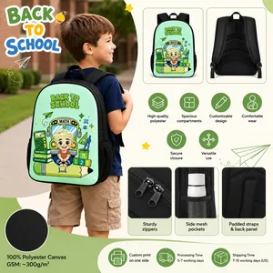 Personalized Back To School Backpack for Boys & Girls – Custom Name School Bookbag – Cute Student Backpack Gift
