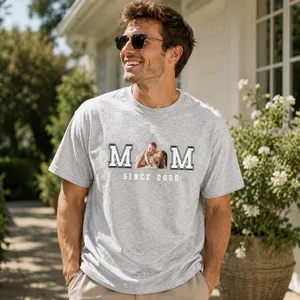 Personalized MOM SINCE 2026 Photo Custom T-Shirt