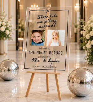 These Kids Are Getting Married Sign, Custom Wedding Welcome Board