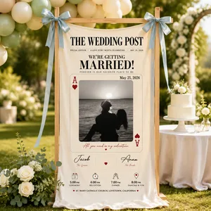 Personalized Wedding "Ace of Hearts" Banner