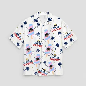 Funny Papa Grandpa Photo Hawaiian Shirt – Custom Tropical Shirt