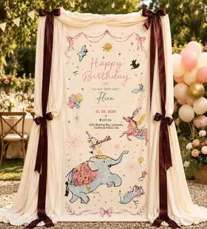 Personalized Birthday "Little Star" Banner