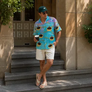 Funny " F-CAW-F " Turkey Float Hawaiian Shirt.