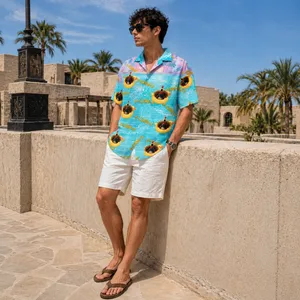 Funny " F-CAW-F " Turkey Float Hawaiian Shirt.