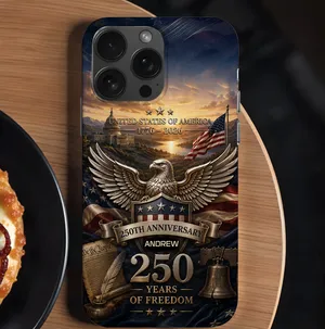 United States 250th Anniversary Phone Case, Gift For Patriots
