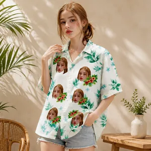 Tropical Floral Hawaiian Shirt - Custom Face Hawaiian Shirt