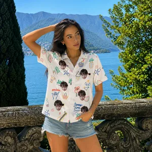 Tropical Beach Vacation Shirt - Custom Face Hawaiian Shirt, Personalized Summer Shirt