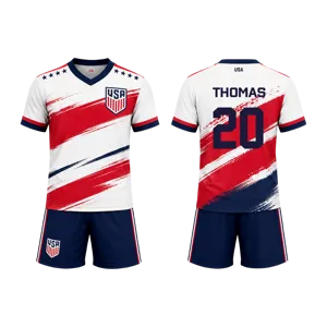 Custom Kids Name and Number 2026 USA Soccer Jersey Set For Kid, Sport Lovers