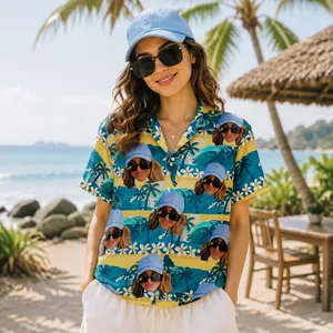 Custom Face Aloha Hawaiian Shirt Personalized Tropical Beach Vacation Shirt