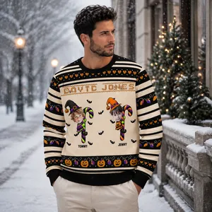 Personalized Halloween Pullover Sweatshirt Custom Kids Photo Character